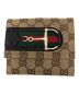 GUCCI（グッチ）の古着「3つ折り財布」｜ブラウン