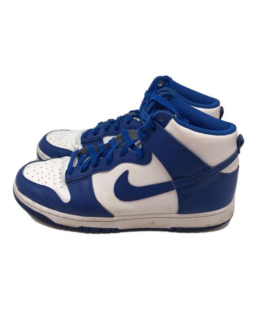 NIKE（ナイキ）NIKE (ナイキ) DUNK HI RETRO ブルー×ホワイト サイズ:28.5の古着・服飾アイテム