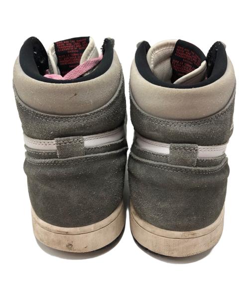 NIKE（ナイキ）NIKE (ナイキ) Air Jordan 1 Retro High グレー×ホワイト サイズ:29の古着・服飾アイテム