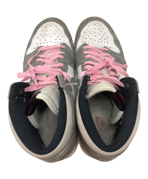 NIKE（ナイキ）NIKE (ナイキ) Air Jordan 1 Retro High グレー×ホワイト サイズ:29の古着・服飾アイテム