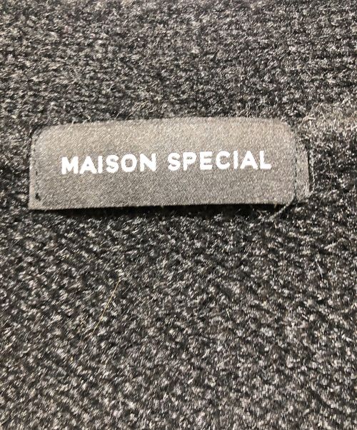 MAISON SPECIAL（メゾンスペシャル）MAISON SPECIAL (メゾンスペシャル) ニットカーディガン ブラック サイズ:FREEの古着・服飾アイテム