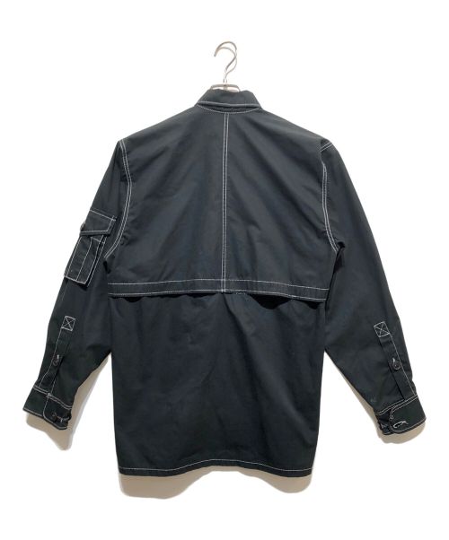 Place（プレース）Place (プレース) ARKAIR (アークエアー) シャツジャケット ブラック サイズ:Mの古着・服飾アイテム