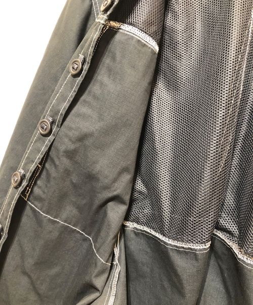 Place（プレース）Place (プレース) ARKAIR (アークエアー) シャツジャケット ブラック サイズ:Mの古着・服飾アイテム