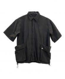 UNIVERSAL OVERALL（ユニバーサルオーバーオール）の古着「ナイロンシャツ」｜ブラック