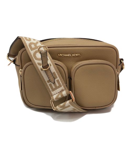 MICHAEL KORS（マイケル・コース）MICHAEL KORS (マイケルコース) ショルダーバッグ ベージュの古着・服飾アイテム