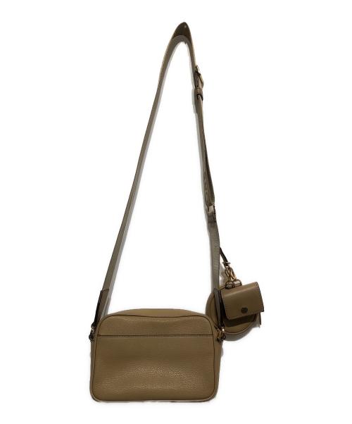 MICHAEL KORS（マイケル・コース）MICHAEL KORS (マイケルコース) ショルダーバッグ ベージュの古着・服飾アイテム
