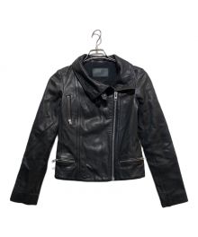 ALL SAINTS（オールセインツ）の古着「ラムレザーライダースジャケット」｜ブラック