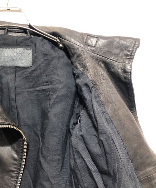 ALL SAINTS（オールセインツ）ALL SAINTS (オールセインツ) ラムレザーライダースジャケット ブラック サイズ:US00の古着・服飾アイテム