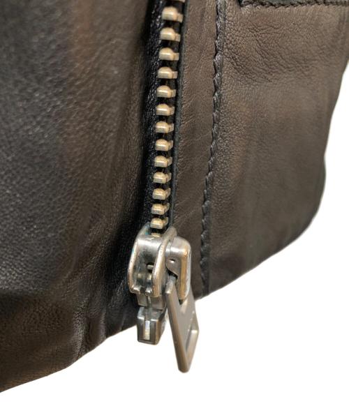 ALL SAINTS（オールセインツ）ALL SAINTS (オールセインツ) ラムレザーライダースジャケット ブラック サイズ:US00の古着・服飾アイテム