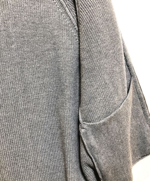 GUCCI（グッチ）GUCCI (グッチ) ジップニット グレー×カーキ サイズ:Sの古着・服飾アイテム