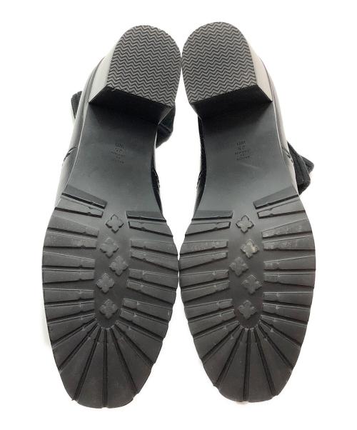 DIANA（ダイアナ）DIANA (ダイアナ) スクウェアトゥブーツ ブラック(カーフ) サイズ:25の古着・服飾アイテム