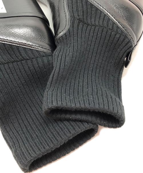 DIANA（ダイアナ）DIANA (ダイアナ) スクウェアトゥブーツ ブラック(カーフ) サイズ:25の古着・服飾アイテム