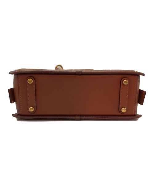 COACH（コーチ）COACH (コーチ) 2WAYバッグ ベージュ×ブラウンの古着・服飾アイテム