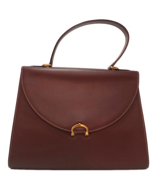 Cartier（カルティエ）Cartier (カルティエ) ハンドバッグ ボルドーの古着・服飾アイテム