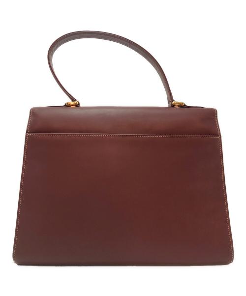 Cartier（カルティエ）Cartier (カルティエ) ハンドバッグ ボルドーの古着・服飾アイテム