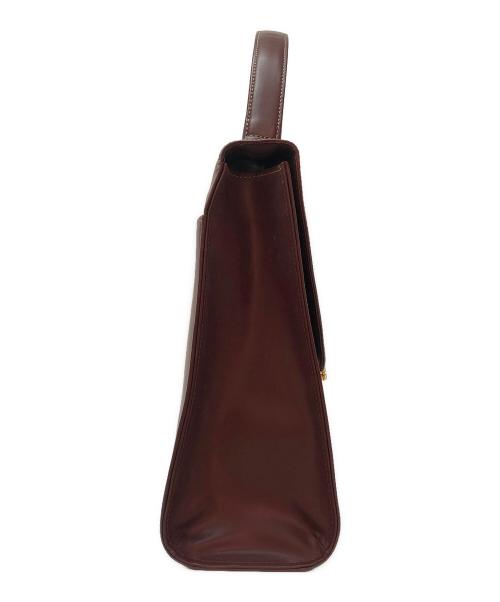 Cartier（カルティエ）Cartier (カルティエ) ハンドバッグ ボルドーの古着・服飾アイテム