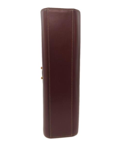 Cartier（カルティエ）Cartier (カルティエ) ハンドバッグ ボルドーの古着・服飾アイテム