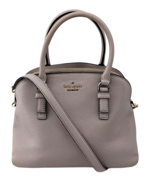 Kate Spade（ケイトスペード）Kate Spade (ケイトスペード) 2WAYショルダーバッグ ベージュの古着・服飾アイテム
