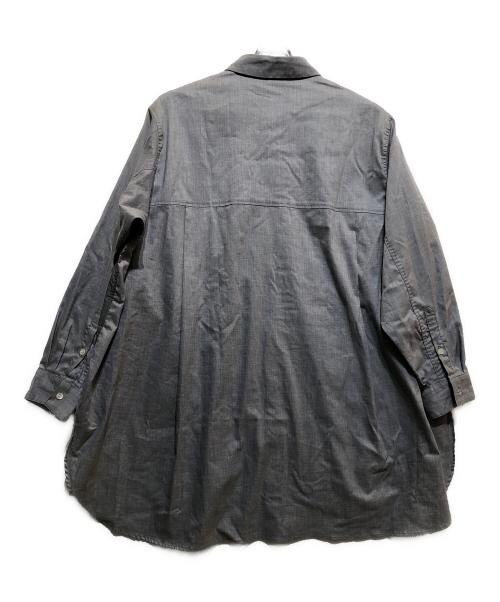 jieda（ジエダ）jieda (ジエダ) オーバーサイズデザインシャツ グレー サイズ:2の古着・服飾アイテム