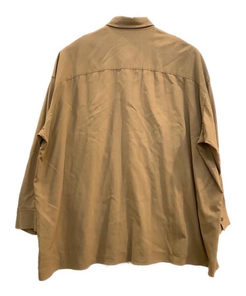 CLANE HOMME（クラネ オム）CLANE HOMME (クラネ オム) オーバーサイズシャツ ブラウン サイズ:1の古着・服飾アイテム