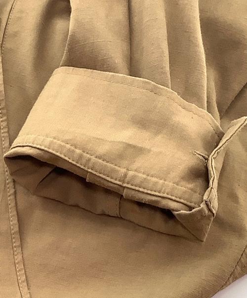 CLANE HOMME（クラネ オム）CLANE HOMME (クラネ オム) オーバーサイズシャツ ブラウン サイズ:1の古着・服飾アイテム