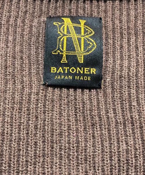 BATONER（バトナ―）BATONER (バトナ―) カーディガン ブラウン サイズ:3の古着・服飾アイテム