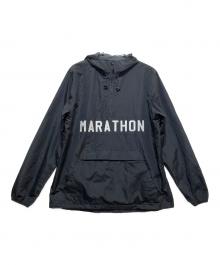 THE MARATHON（ザマラソン）の古着「ハーフジッププルオーバーパーカー」｜ブラック