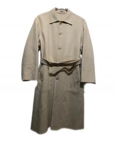 CULLNI フライフロントウールステンカラーコート 中古・古着通販】CULLNI (クルニ) フライフロントウールステンカラー