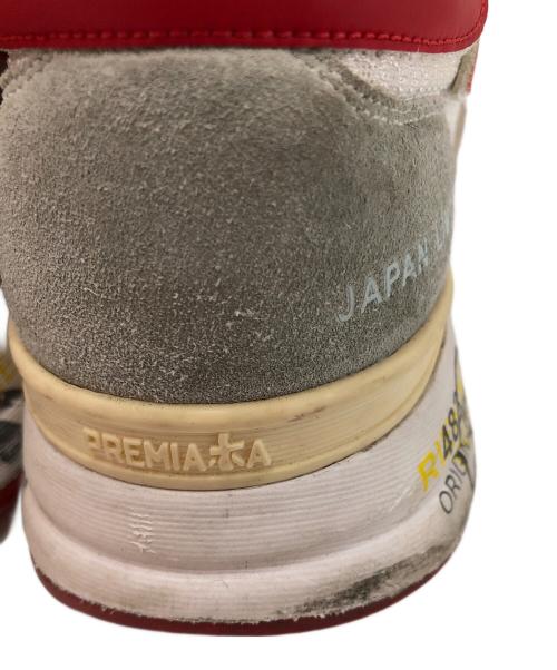 PREMIATA（プレミアータ）PREMIATA (プレミアータ) ローカットスニーカー ホワイト×レッド サイズ:43の古着・服飾アイテム