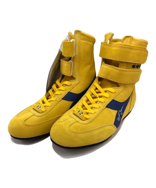 DIADORA（ディアドラ）DIADORA (ディアドラ) レーシングシューズ イエロー サイズ:24.5の古着・服飾アイテム
