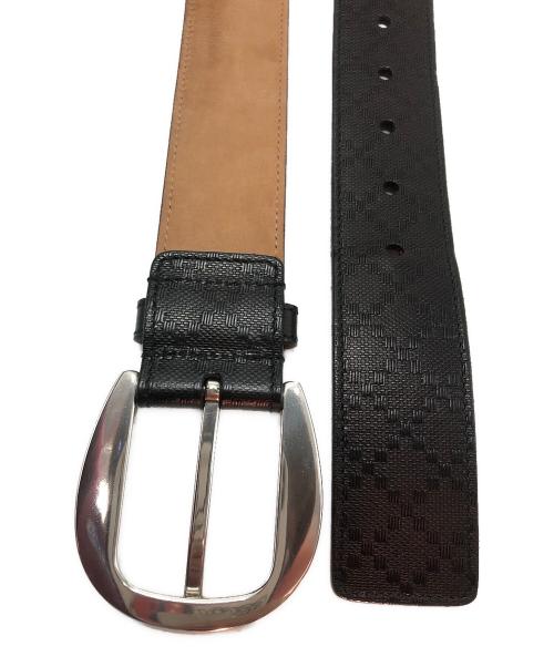 GUCCI（グッチ）GUCCI (グッチ) レザーベルト ブラックの古着・服飾アイテム
