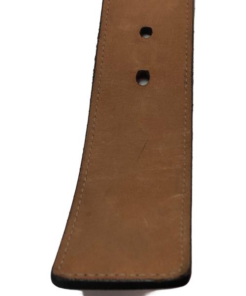 GUCCI（グッチ）GUCCI (グッチ) レザーベルト ブラックの古着・服飾アイテム