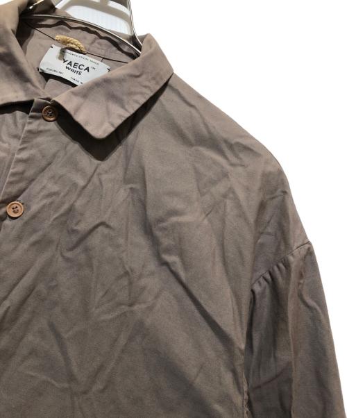 YAECA（ヤエカ）YAECA (ヤエカ) ワークシャツドレス ブラウン(カーキ) サイズ:Mの古着・服飾アイテム