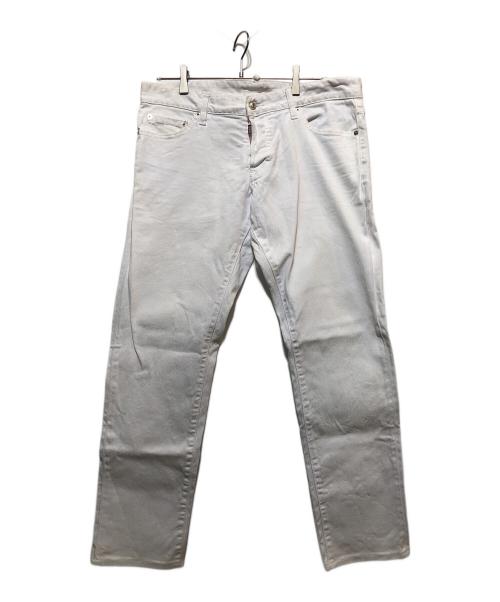 DSQUARED2（ディースクエアード）DSQUARED2 (ディースクエアード) デニムパンツ ホワイト サイズ:50の古着・服飾アイテム