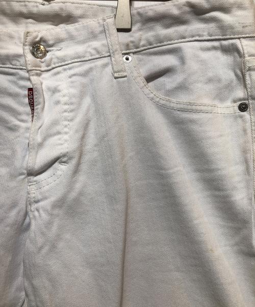 DSQUARED2（ディースクエアード）DSQUARED2 (ディースクエアード) デニムパンツ ホワイト サイズ:50の古着・服飾アイテム
