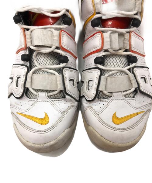 NIKE（ナイキ）NIKE (ナイキ) AIR MORE UPTEMPO ホワイト×イエロー サイズ:28.5の古着・服飾アイテム
