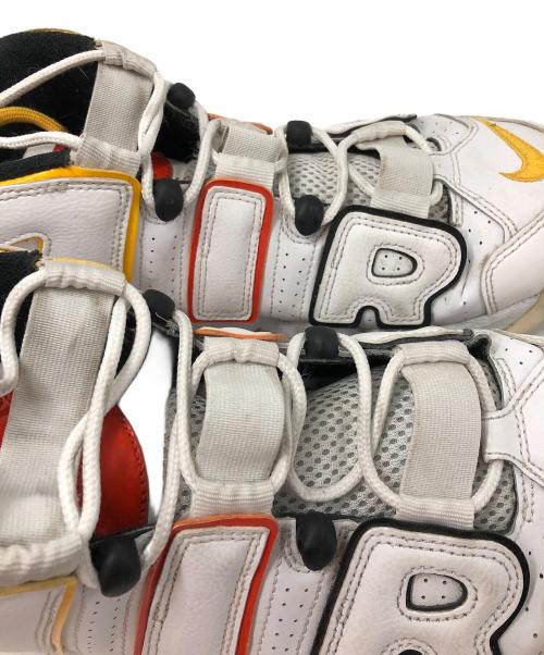 NIKE（ナイキ）NIKE (ナイキ) AIR MORE UPTEMPO ホワイト×イエロー サイズ:28.5の古着・服飾アイテム