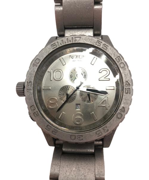 NIXON（ニクソン）NIXON (ニクソン) 腕時計 シルバーの古着・服飾アイテム