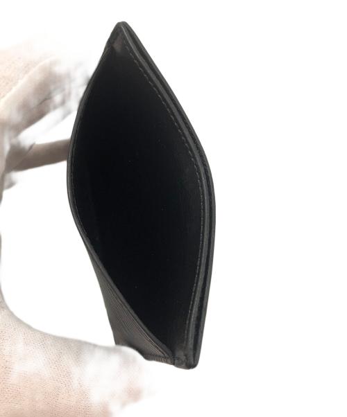 LOUIS VUITTON（ルイ ヴィトン）LOUIS VUITTON (ルイ ヴィトン) カードケース　エピ ポルト カルト・サーンプル ノワール ブラックの古着・服飾アイテム