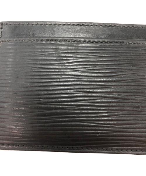 LOUIS VUITTON（ルイ ヴィトン）LOUIS VUITTON (ルイ ヴィトン) カードケース　エピ ポルト カルト・サーンプル ノワール ブラックの古着・服飾アイテム