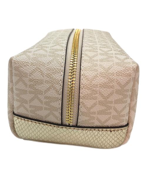 MICHAEL KORS（マイケル・コース）MICHAEL KORS (マイケルコース) トラベルポーチ ベージュの古着・服飾アイテム