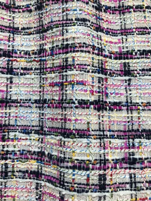 Maglie le cassetto（マーリエ ル カセット）Maglie le cassetto (マーリエ ル カセット) セットアップ ピンク×ホワイト サイズ:9の古着・服飾アイテム