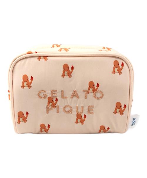 gelato pique（ジェラートピケ）gelato pique (ジェラートピケ) ポーチ ベージュの古着・服飾アイテム