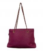 BALLYバリー）の古着「ハンドバッグ」｜パープル