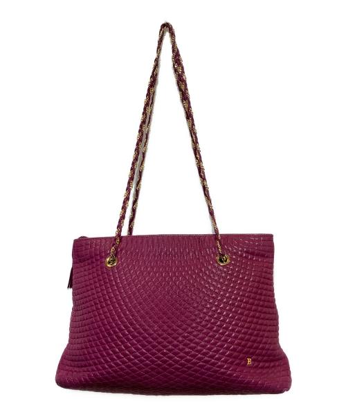 BALLY（バリー）BALLY (バリー) ハンドバッグ パープルの古着・服飾アイテム