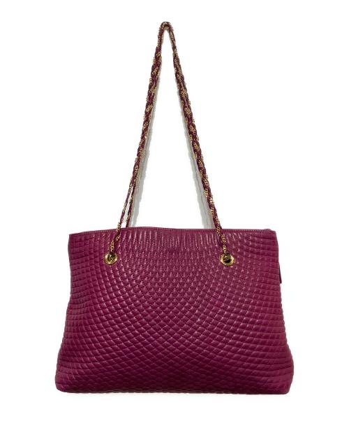 BALLY（バリー）BALLY (バリー) ハンドバッグ パープルの古着・服飾アイテム