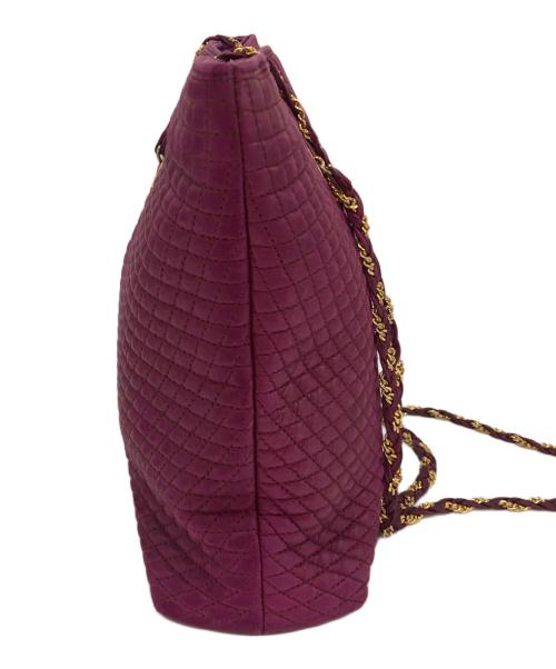 BALLY（バリー）BALLY (バリー) ハンドバッグ パープルの古着・服飾アイテム