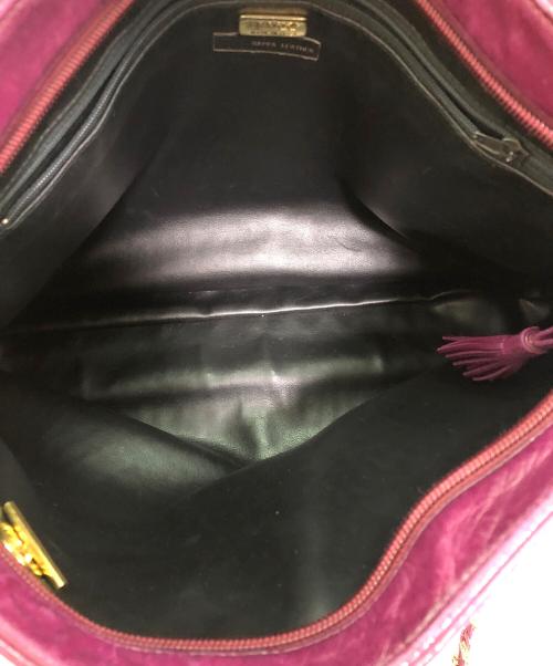 BALLY（バリー）BALLY (バリー) ハンドバッグ パープルの古着・服飾アイテム