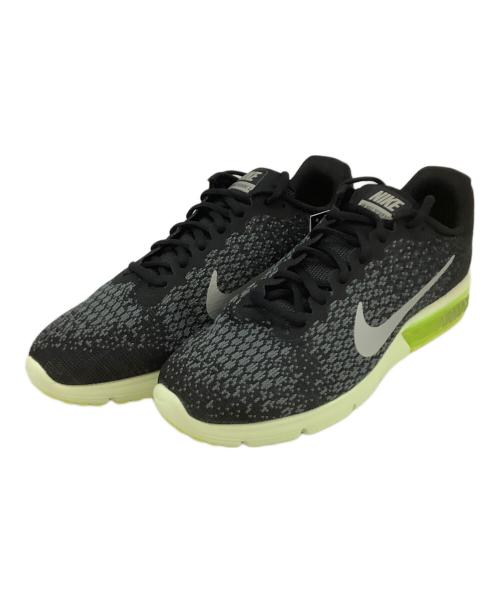 NIKE（ナイキ）NIKE (ナイキ) AIRMAX SEQUENT 2 ブラック×グリーン サイズ:27.5 未使用品の古着・服飾アイテム