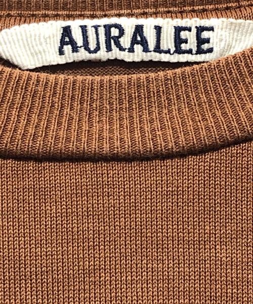 AURALEE（オーラリー）AURALEE (オーラリー) 長袖カットソー ブラウン サイズ:1の古着・服飾アイテム